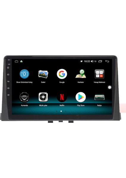 Citroen Berlingo Android 10 Carplay Özellikli Navigasyon Multimedya Ekran 2gb Ram + 32GB HDD