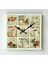 Mutfak → Ahşap Saatler → Saatler-Mb Kare Kahve Temalı Duvar Saati-30*30*3,5 CM 1