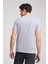 Twn Slim Fit Gri Düz T-Shirt 8EC148551753M 4