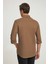 D'S Damat Twn Slim Fit Kahve Düz Gömlek 8EC02IB03265D 4