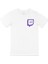 Twitch Logo Cep Logo Tasarımlı Beyaz Tişört 1
