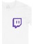 Twitch Logo Cep Logo Tasarımlı Beyaz Tişört 2