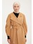 Balon Kollu Manto 22K8208 Camel 4