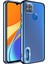 Xiaomi Redmi 9c Kılıf Kamera Lens Korumalı Parlak Renkli Logosu Açık Derin Mor Şeffaf 1