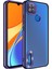 Xiaomi Redmi 9c Kılıf Kamera Lens Korumalı Parlak Renkli Logosu Açık Derin Mor Şeffaf 1