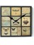 Mutfak → Ahşap Saatler → Saatler-Mb Kare Kanatlılar Temalı Duvar Saati-30*30*3,5 CM 1