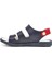 114 Lacivert-Beyaz Çocuk Sandalet 3