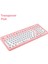 NT980 Sıcak Takas Mekanik Klavye Kiti 3/5 Pimler Değiştirilebilir Sıcak Aşılabilir Klavye Şeffaf Pembe 3