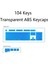 Dıy Şeffaf Key Kapak Profili Rgb 104KEYLER/KLON Anahtarları Mavi Şeffaf(Yurt Dışından) 5
