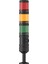 Ø70 3 Kat Işıklı Kolon Yanıp Sönen Ampul Buzzer Tüp Montaj Ms 444 24VDC 1