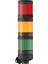 Ø70 3 Kat Işıklı Kolon Yanıp Sönen Ampul Buzzer Duvar Montaj Ms 485 220VAC 1