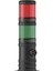 Ø70 2 Kat Işıklı Kolon Yanıp Sönen Ampul Buzzer Taban Montaj Ms 399 220VAC 1