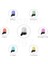 Ø70 Rgb LED 43 Sesli Siren Duvar Montaj Ms 292 110-220VAC 2