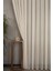 Çizgili Tül Bej 1-3 Sık Pile 300X260 1