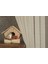 Çizgili Tül Bej 1-3 Sık Pile 300X260 3