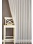 Çizgili Tül Ekru 1-2 Seyrek Pile 200X260 1