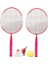 Badminton Raketleri Çocuk Susutlecocks Raket Pembesi 1