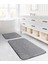Segura Peluş Gri Kaydırmaz Taban 2li Banyo Paspası 60 x 100 - 50 x 60 1