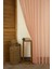 Kırçıllı Keten Tül Mercan Rengi Pilesiz 100X260 1