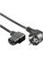 Marka C13 Power Güç Kablosu - 90 Derece L Uç Sol Açılı - Standart Power Kablosu - 1.8 mt 2