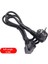 Marka C13 Power Güç Kablosu - 90 Derece L Uç Sol Açılı - Standart Power Kablosu - 1.8 mt 3