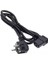 Marka C13 Power Güç Kablosu - 90 Derece L Uç Sol Açılı - Standart Power Kablosu - 1.8 mt 4