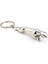Jaguar Leopar Şeklinde Parlak Metal Anahtarlık KC027 1