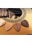 Profesyonel Ahşap Gitar Ukulele Penası Wooden Guitar Picks 3