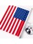 Amerika 2li Masa Bayrağı Saten Kumaş Dijital Baskı 15x22,5 cm 2