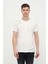 Erkek Düğmeli Yırtık Detaylı Kısa Kollu Basic T-Shirt 1