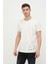 Erkek Düğmeli Yırtık Detaylı Kısa Kollu Basic T-Shirt 2