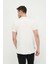 Erkek Düğmeli Yırtık Detaylı Kısa Kollu Basic T-Shirt 4