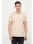 Erkek Düğmeli Yırtık Detaylı Kısa Kollu Basic T-Shirt 1