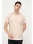 Erkek Düğmeli Yırtık Detaylı Kısa Kollu Basic T-Shirt 3