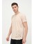Erkek Düğmeli Yırtık Detaylı Kısa Kollu Basic T-Shirt 4