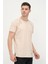 Erkek Düğmeli Yırtık Detaylı Kısa Kollu Basic T-Shirt 5