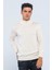 Erkek Slim Fit Düz Renk Balıkçı Yaka Boğazlı Kazak 2