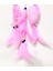 Pembe Renk Dream Catcher Pudra Pembesi Camlı Kuş Tüylü Duvar Süsü 4