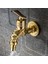 Açık Bahçe Ev Banyo Spigot Bibcock Dekoratif Musluk Altın (Yurt Dışından) 3