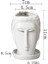 Yüz Kafa Ekici Bahçe Bitki Pot Kaktüs Flowerpot Masaüstü Dekor Çocuk (Yurt Dışından) 2
