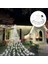 String Lights Solar 350 LED Lamba Yağmur Dizesi Parti Düğün Avlusu Beyaz (Yurt Dışından) 3