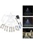 String Lights Solar 350 LED Lamba Yağmur Dizesi Parti Düğün Avlusu Beyaz (Yurt Dışından) 5