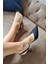 036 3110 Topukla Kadın Saten Stiletto Ayakkabı 3