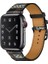 Apple Watch Hermes Desenli Hakiki Deri Bant Iwatch 7 42 / 45 mm. (Yurt Dışından) 1