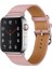 Apple Watch Hermes Desenli Hakiki Deri Bant Iwatch 7 42 / 45 mm. (Yurt Dışından) 1