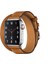 Apple Iwatch İçin Çift Daire Hakiki Deri Kayış Apple Watch 7 38 / 40 mm. (Yurt Dışından) 1