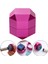Dayanıklı Havuz Tebeşir Tutucu Bilardo Aksesuar Taşıyıcı Pembe 36MMX36MMX36MM 2