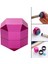 Dayanıklı Havuz Tebeşir Tutucu Bilardo Aksesuar Taşıyıcı Pembe 36MMX36MMX36MM 4