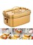 Çift Katmanlar Bento Öğle Yemeği Kutusu 1.5 L (Yurt Dışından) 5