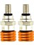 2x Motokros Çatal Hava Bleeder Valfı M5 CR125 CRF450X Turuncu Için 0.8mm (Yurt Dışından) 3